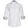 CAMISA ROGER 3/4 COMBI RAYAS